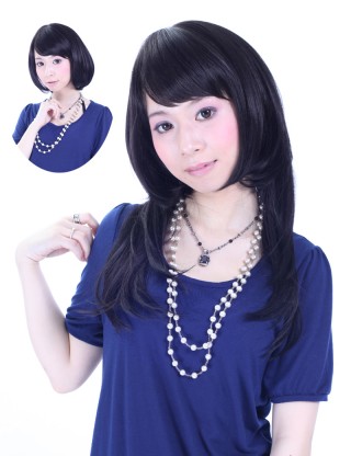 Wigs2you 接髪片 無痕假髪接髪片 長款直髪補髪塊 增厚加長假髪片 無劉海假髪套E-027-DB